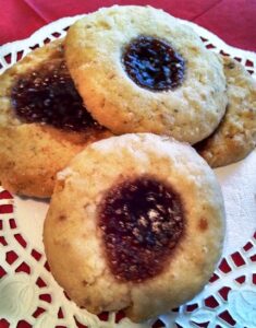 Hazelnut Thumbprints Cookie Recipe Image